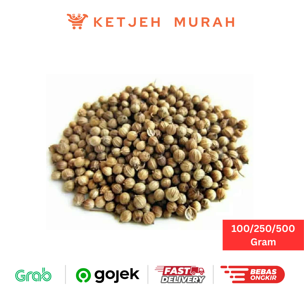 

Ketumbar Biji Putih Coriander Organik 100 Gram / 250 Gram / 500 Gram
