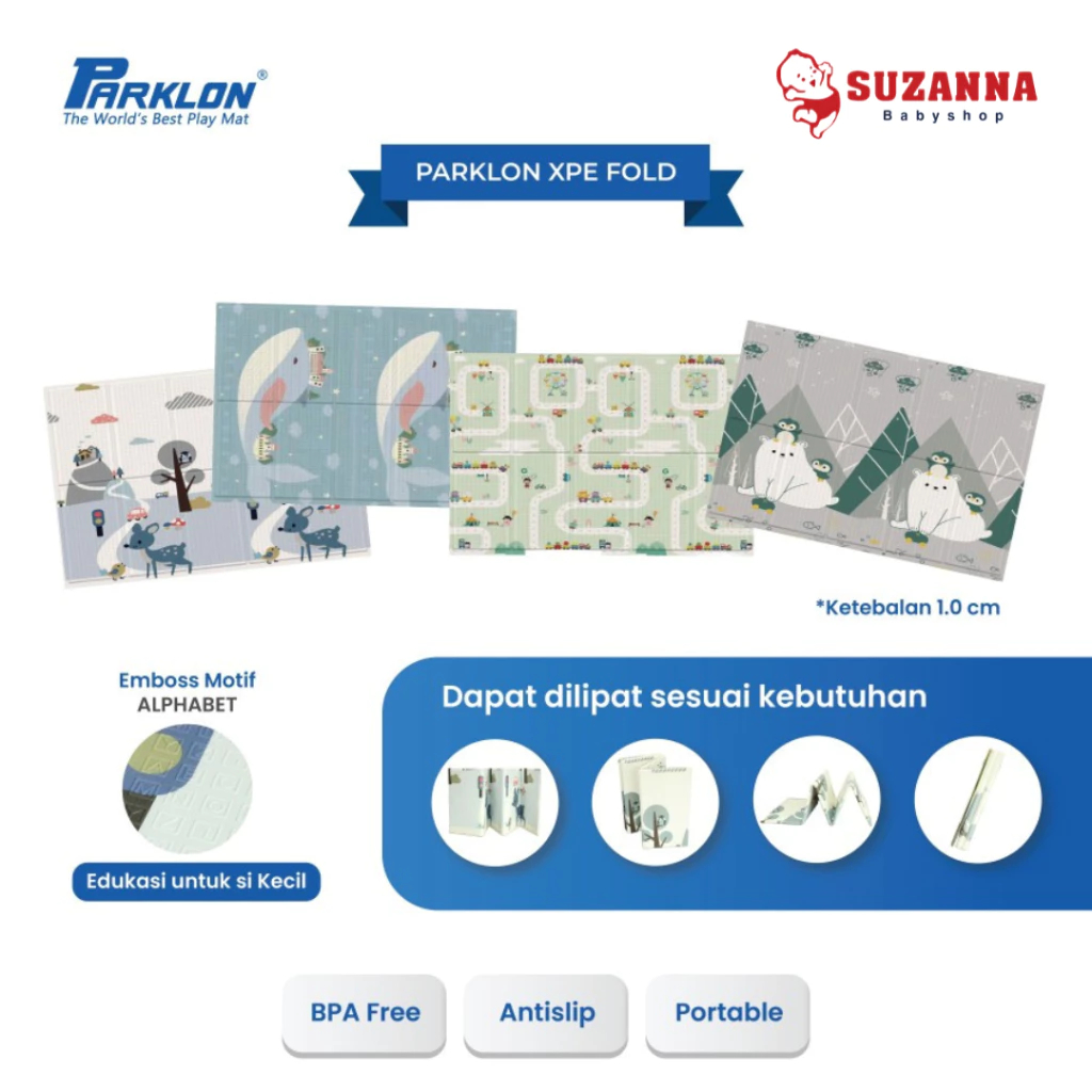 Parklon XPE Fold Playmat Uk. 200x150x1.0 cm