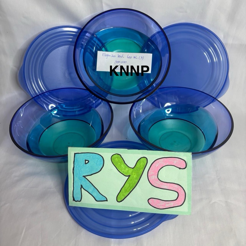 TUPPERWARE ELEGANZIA BOWL 600 ML ISI 3