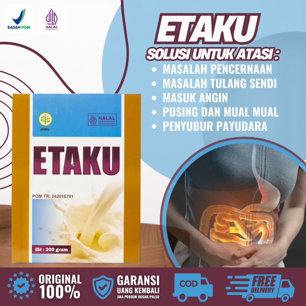 

Etaku Susu Kambing Etawa Asli Dari Walatra Herbal Untuk Mempelancar Pencernaan & Menetralisir Racun