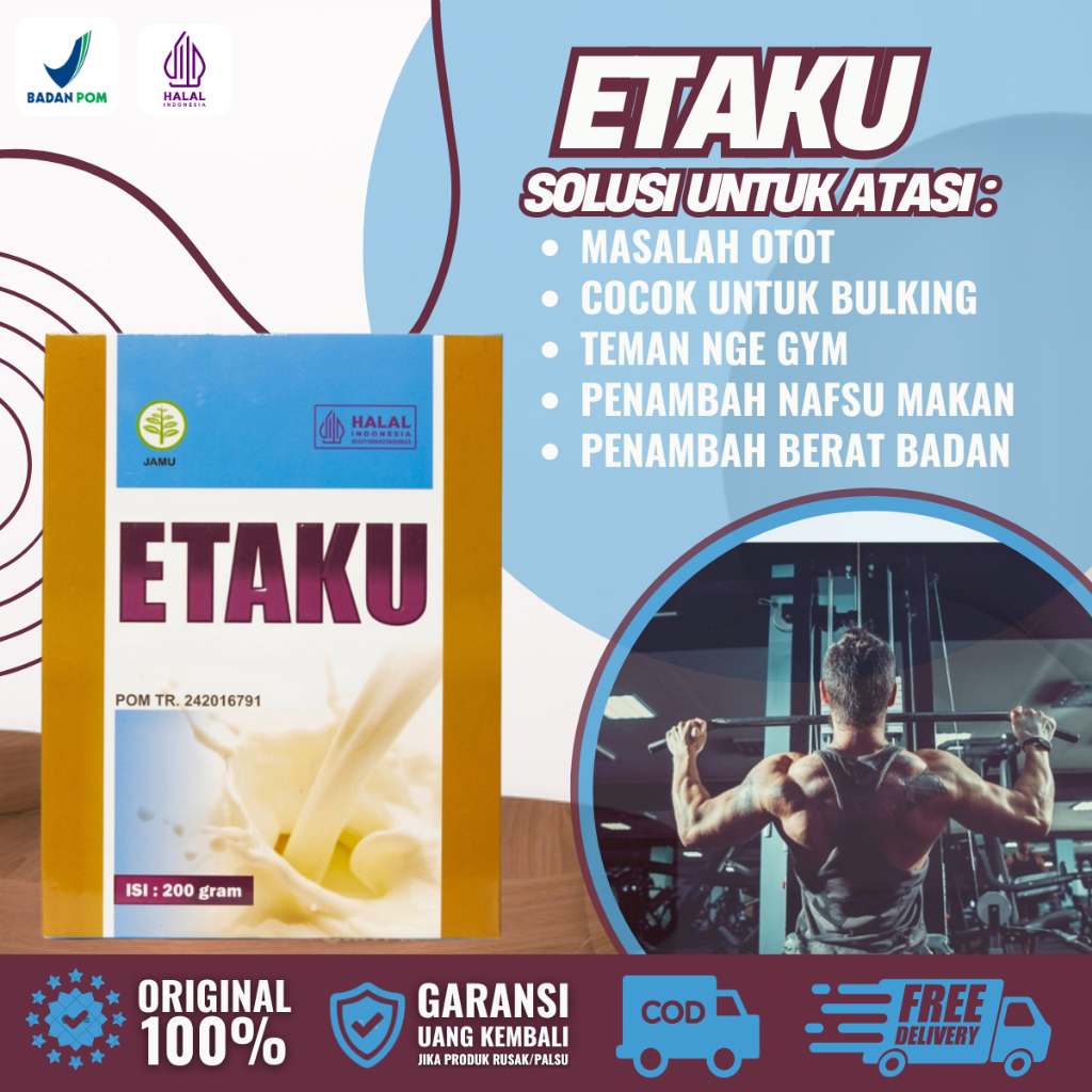 

Walatra Etaku - Susu Bubuk Asli Kambing Etawa Untuk Meningkatkan Masa Otot Dan Menambah Nafsu Makan