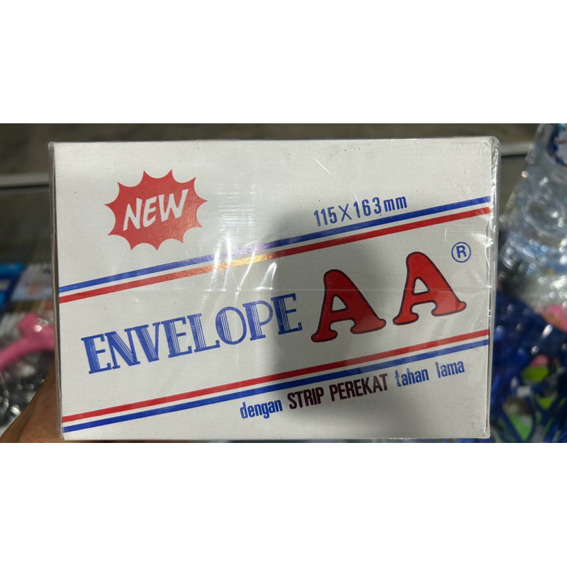 

Amplop putih AA no 110 1 kotak (100 lembar)