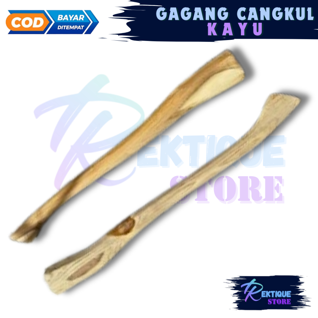 GAGANG CANGKUL KAYU HALUS KAYU JATI DAN MAHONI - GAGANG CANGKUL