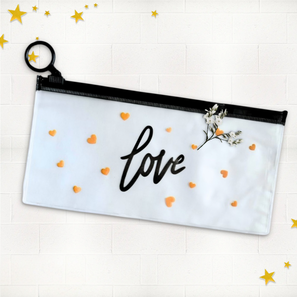 

Tempat Pensil Transparan Aesthetic Kotak Pensil Stylish