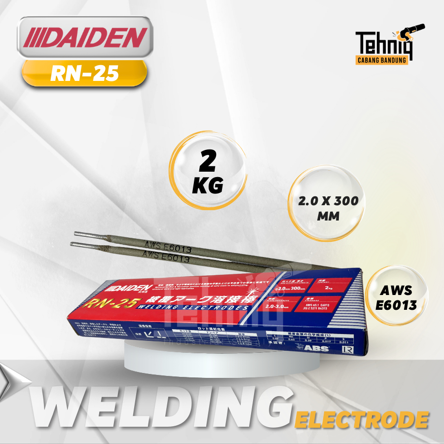 Daiden Kawat Electrode Daiden RN-25 E6013 | Kawat Las MMA  Daiden RN-25 E6013 | Kawat Electrode Daid