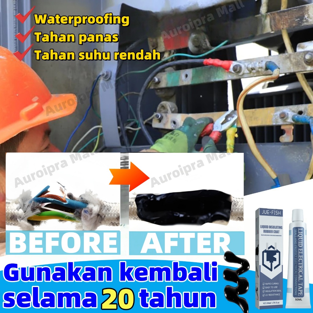 Isolasi kabel lem kabel listrik pembungkus kabel Isolasi Cair Silicone Tahan Panas lem kabel listrik