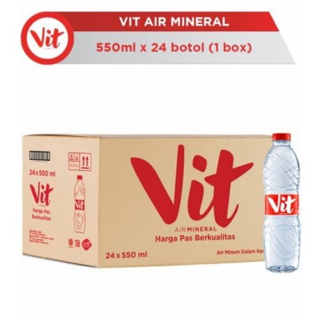 

VIT Air Mineral [550 mL/ 24 Botol]