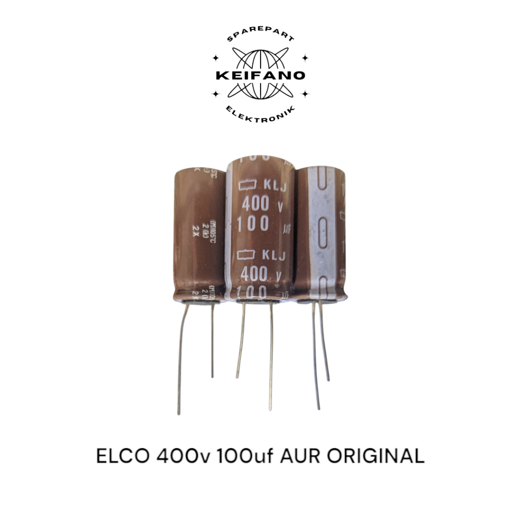 ELKO 400v 100uf ELCO 100uf 400v AUR ORIGINAL