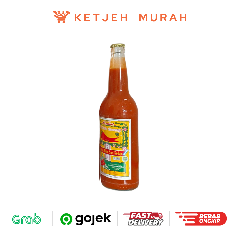 

Saos Sambal Cabe Gunung Sari Sedap 600 ML