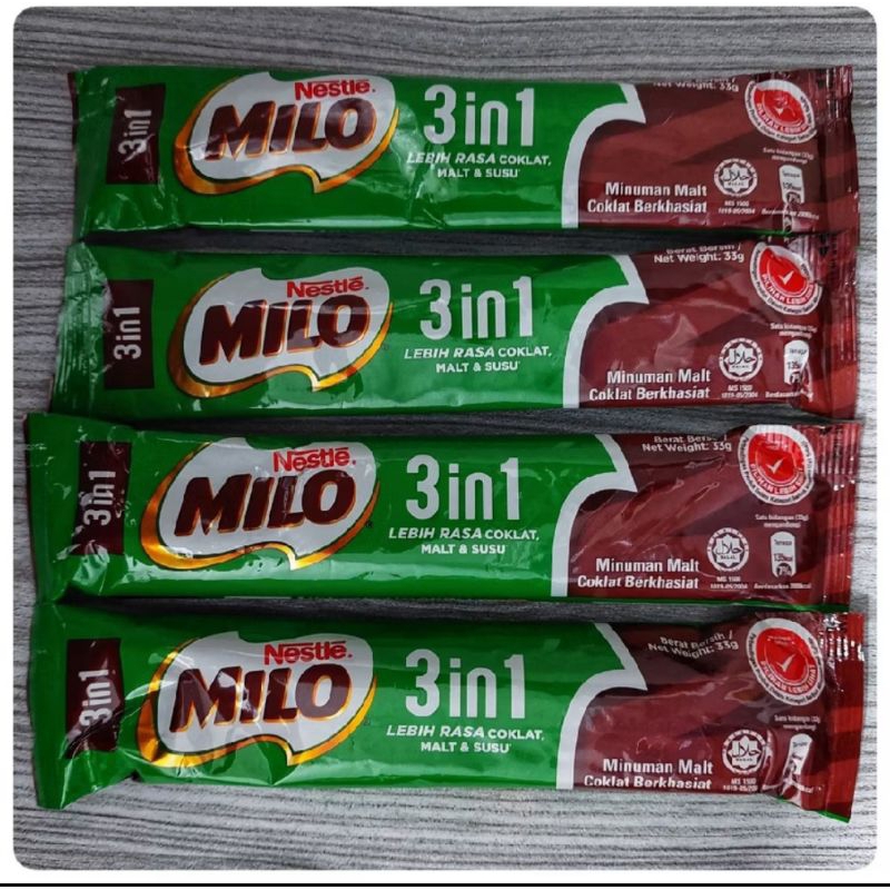 

Milo stik 3in1 (buy 10 free 1)