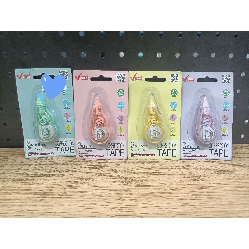 

Correction Tape / Tipe x 3M / Tipe x / penghapus / penghapus coretan / Correction Tape Vone