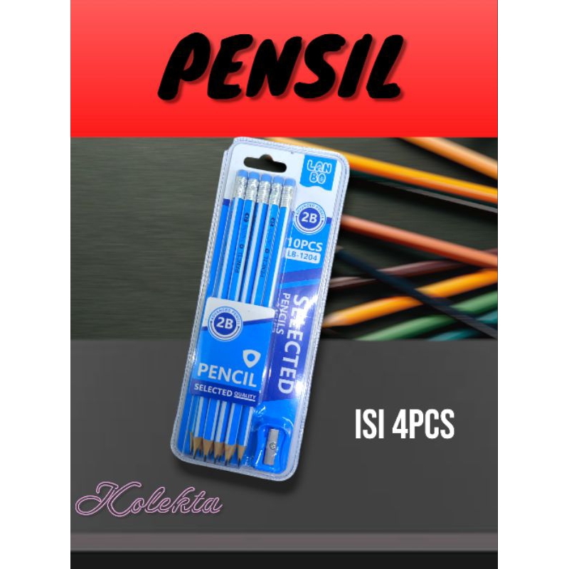 

Pensil Set Selected 2B BG15