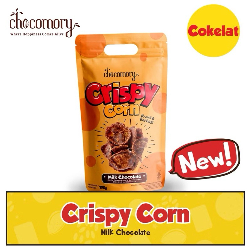 

CHOCOMORY Crispy Corn Milk Chocolate - READY JAKARTA 27 April 2025