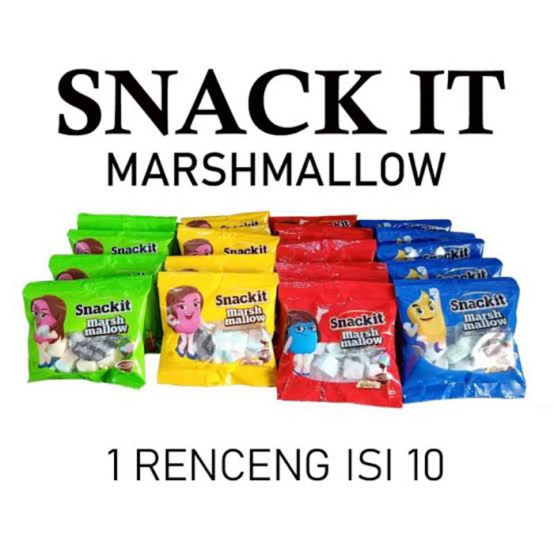 

SNACKIT MARSHMALAW 1RB / 1 PACK ISI 10 BKS
