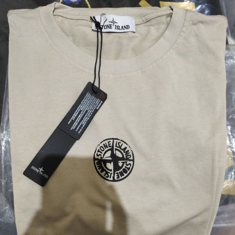 kaos stone island XL ivory