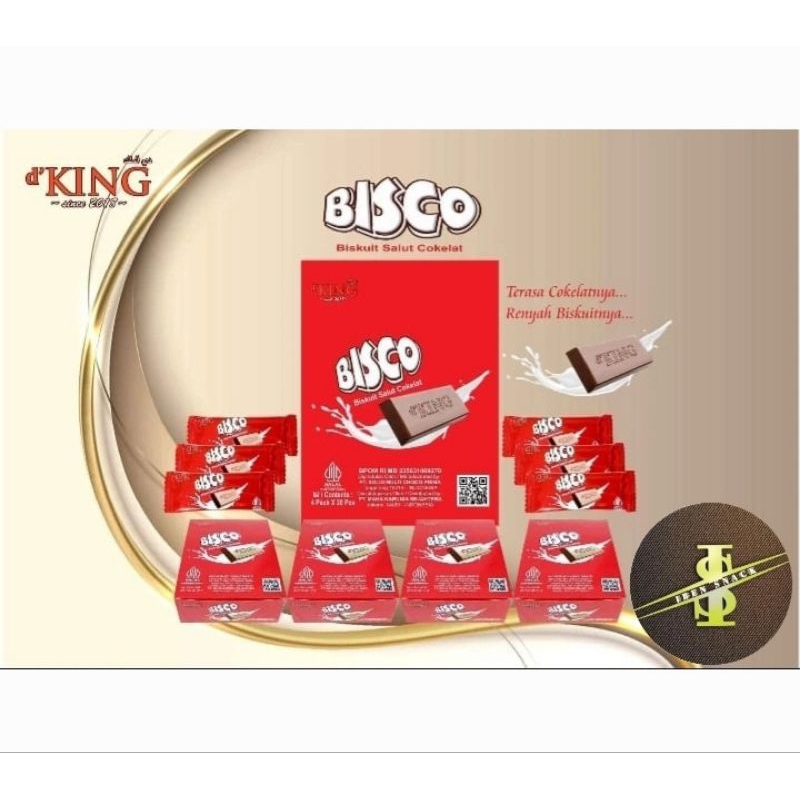 

Cokelat Bisco D'king 1Dus Isi 4Box