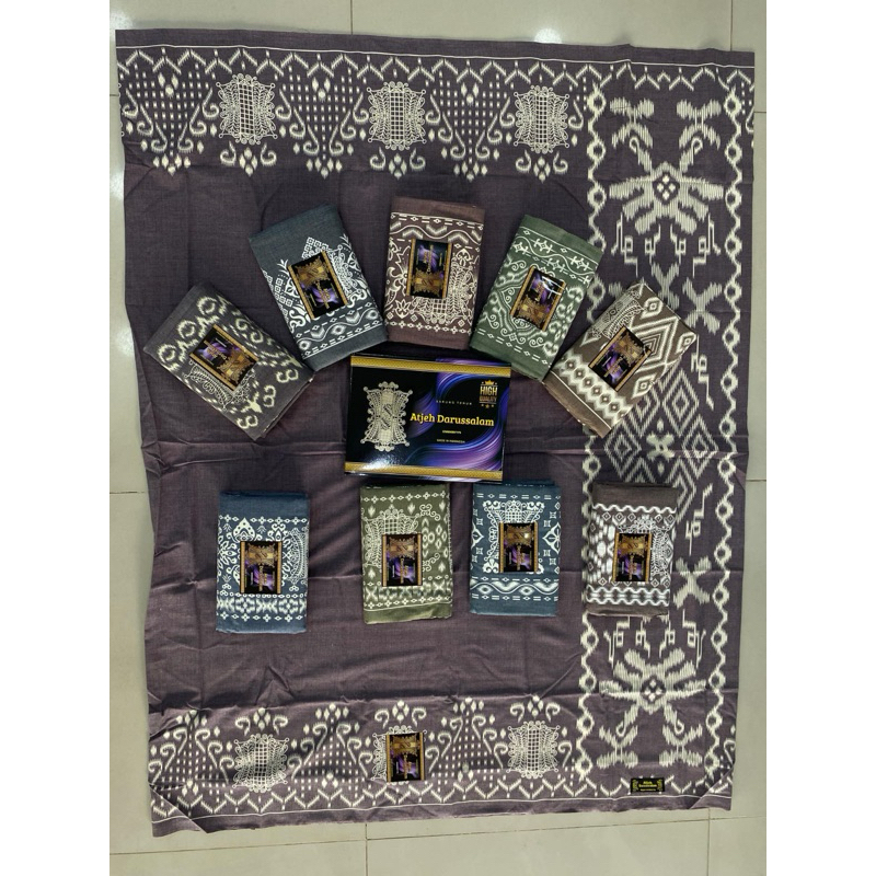 Sarung Atjeh Darussalam Motif Pintoe Aceh