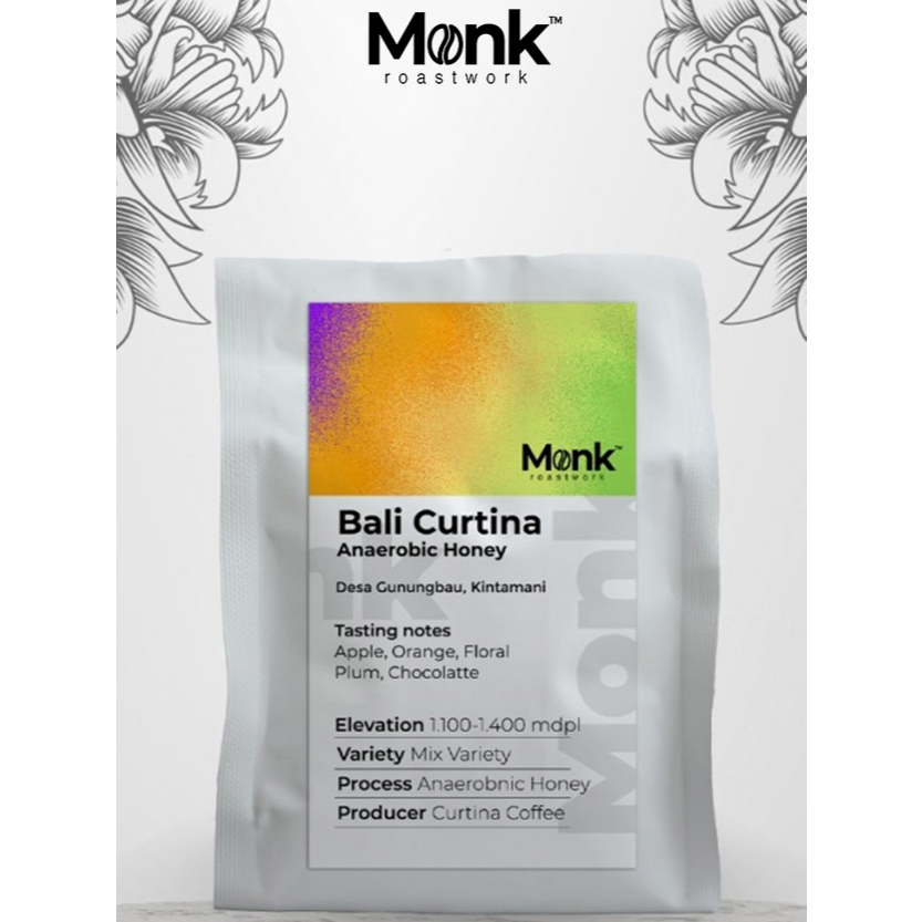 

MONK KOPI ARABIKA BALI CURTINA HONEY ANAEROBIC | FILTER COFFEE