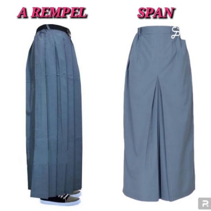 Rok seragam sekolah SMA /rok SMA/rok Abu abu SMA