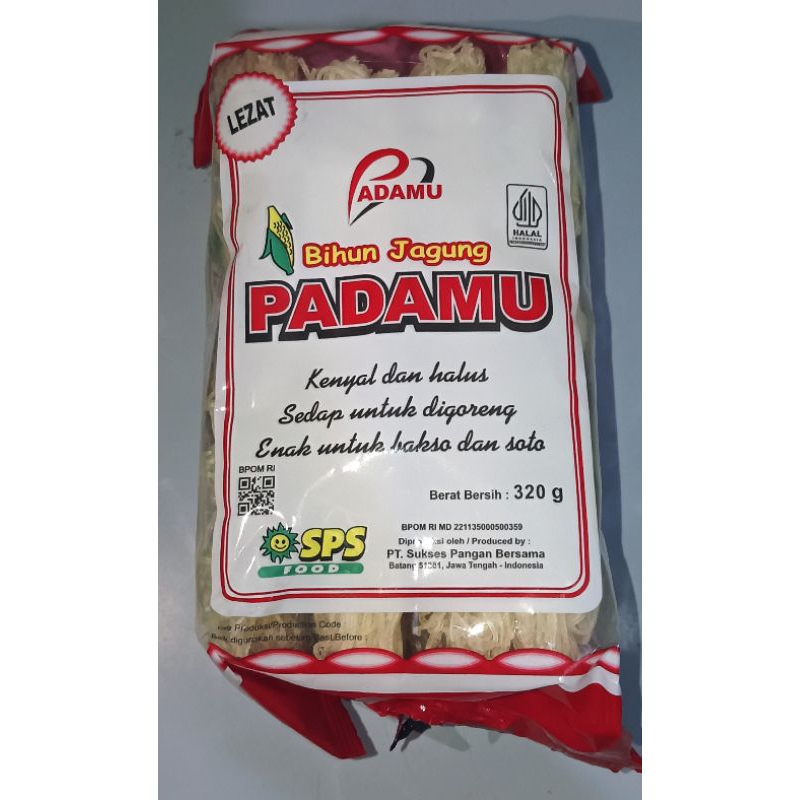 

Bihun Jagung PADAMU 320g