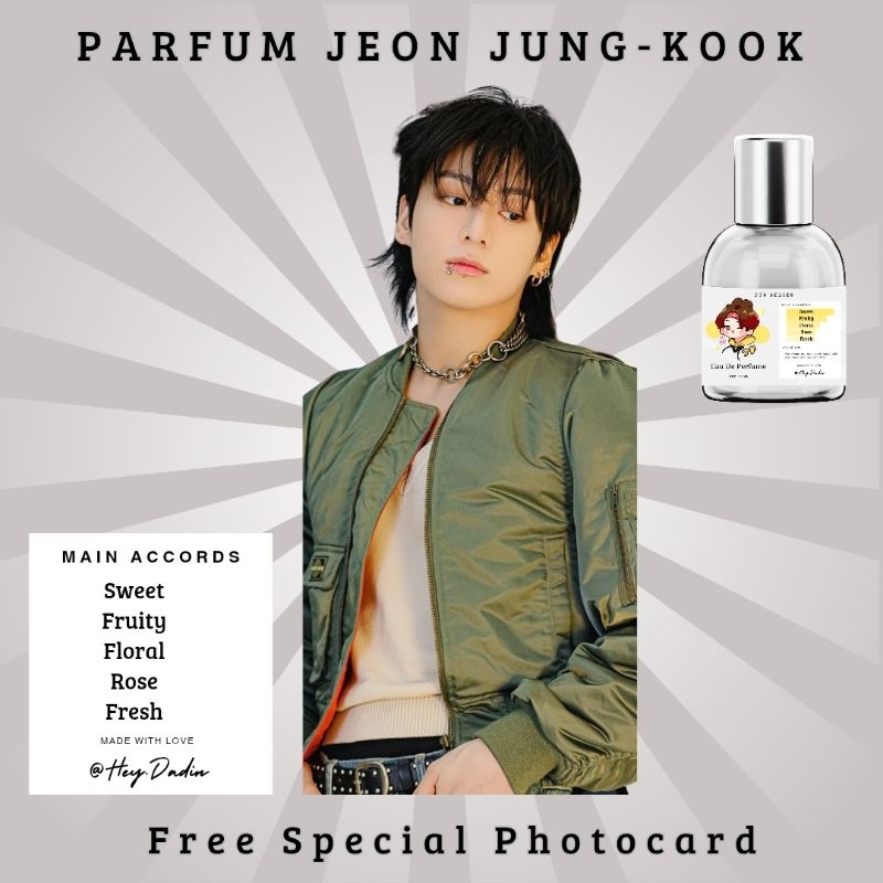 Parfum Kpop Idol Jeon Jung-Kook BTS by Hey.Dadin Special Limited Edition Perfume