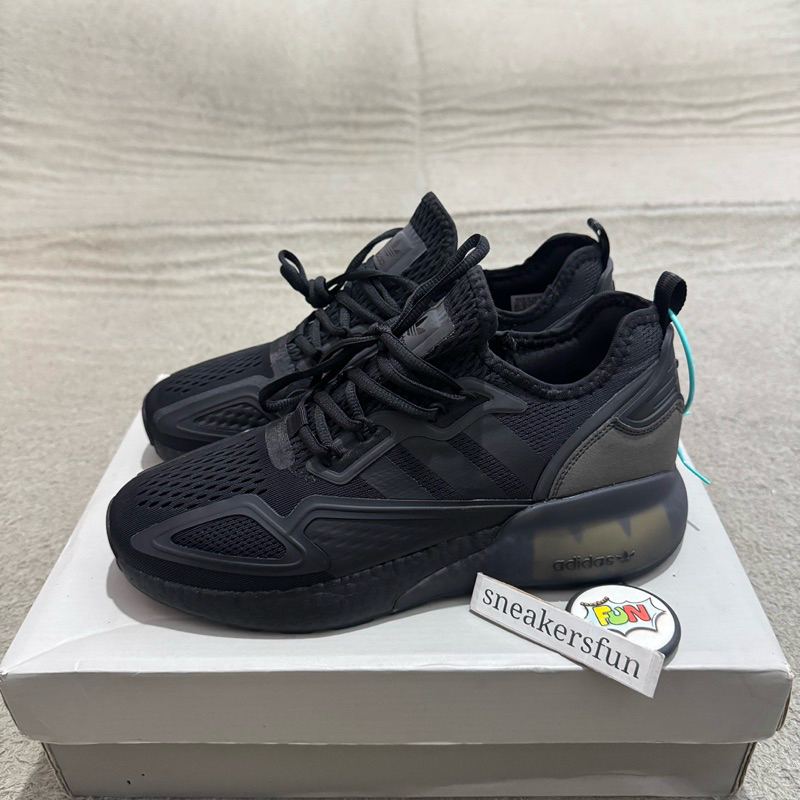 ADDAS ZX 2K BOOST BLACK PREMIUM ORIGINAL