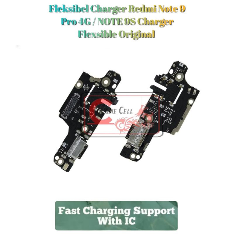 PCB PAPAN KONEKTOR CAS REDMI NOTE 9 PRO 4G 5G BONUS OBENG