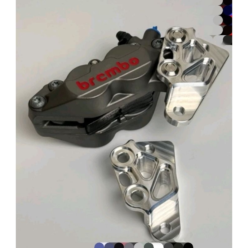 breket bracket kaliper brembo 4p depan xmax cnc thailand