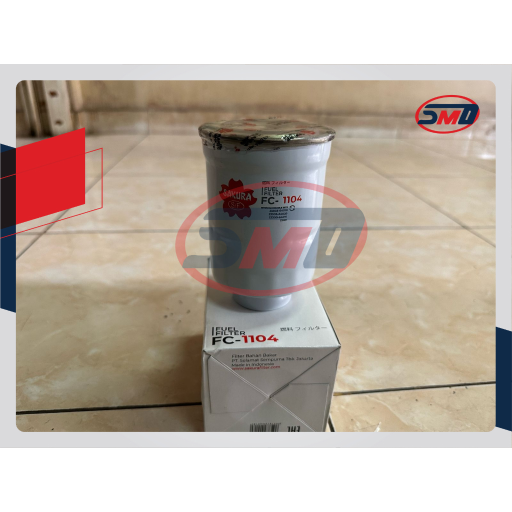 FC-1104 FILTER SOLAR PAJERO EXCEED / TRITON / RANGER / HIACE FUEL FILTER FC1104 SAKURA