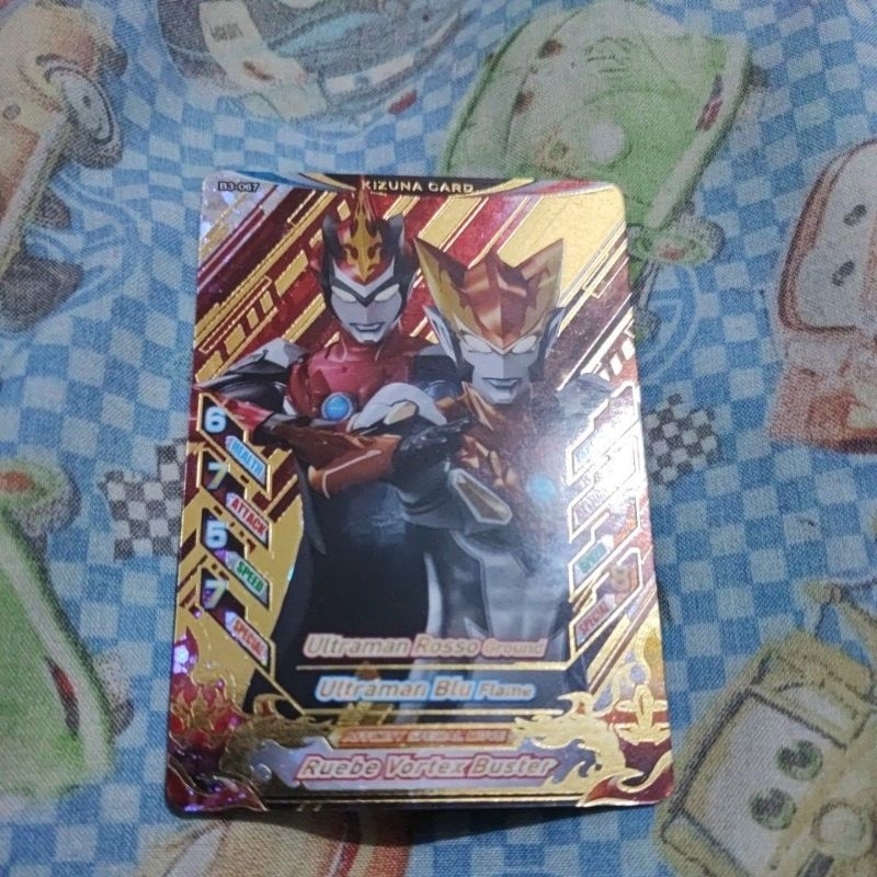 Ultraman Fusion Fight card Ver3 Kizuna card R/B