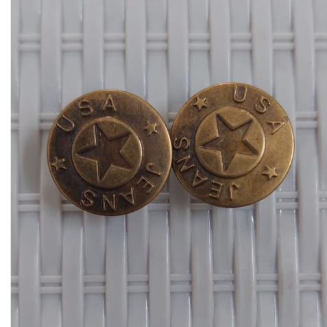 Terlaris Kancing celana jeans pria / Kancing Celana / Kancing Pengait Celana / Kancing celana Termur