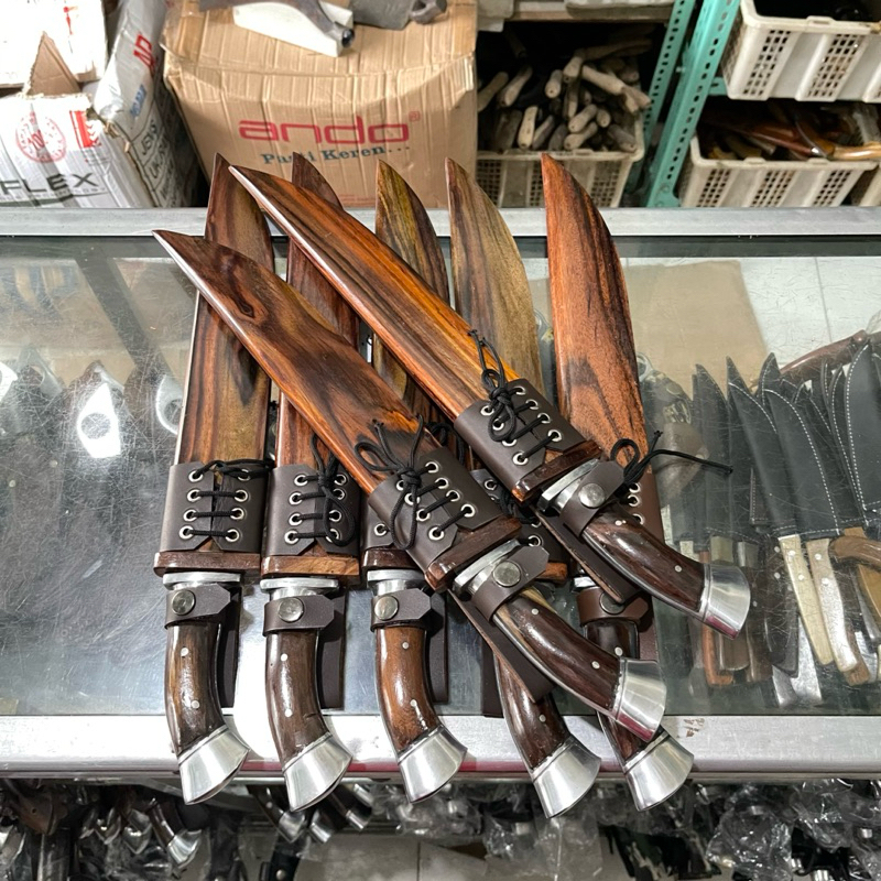 Tgr|Full Paketan Kumplit Pisau Sembelihan Pisau Daging Pisau Cacah Pisau Seset| Siap Pakai Bahan Ter