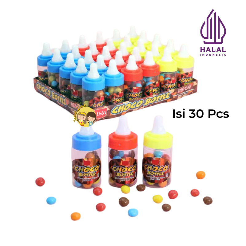 

GROSIR.- COKELAT DOT 30 X 10 Gr Rasa Coklat Susu Empeng Dot by Jadoel_Snack