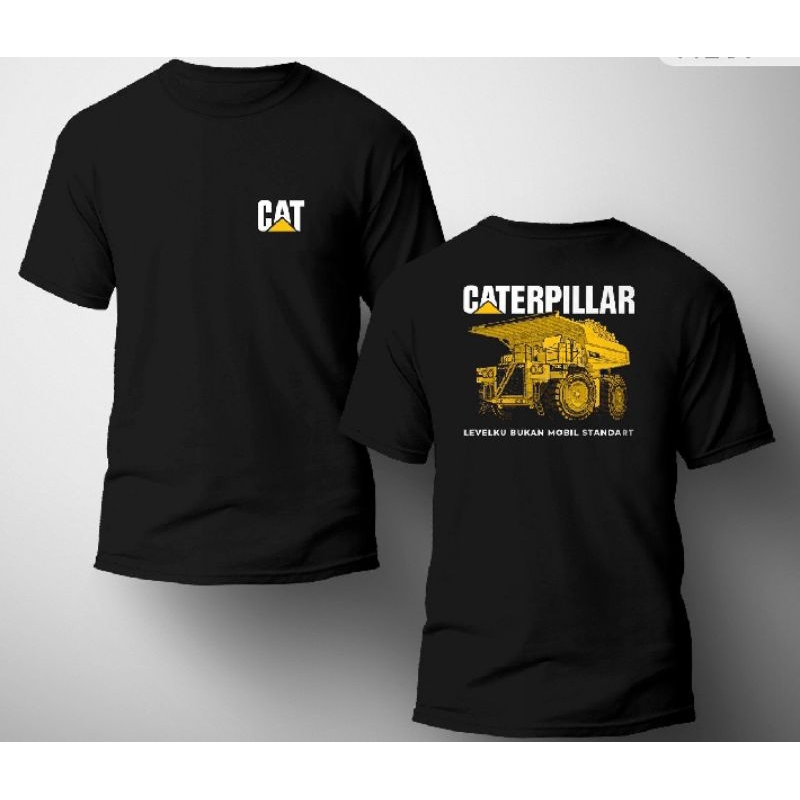 KAOS TRUK TAMBANG KUNING, KAOS ALAT BERAT CAT