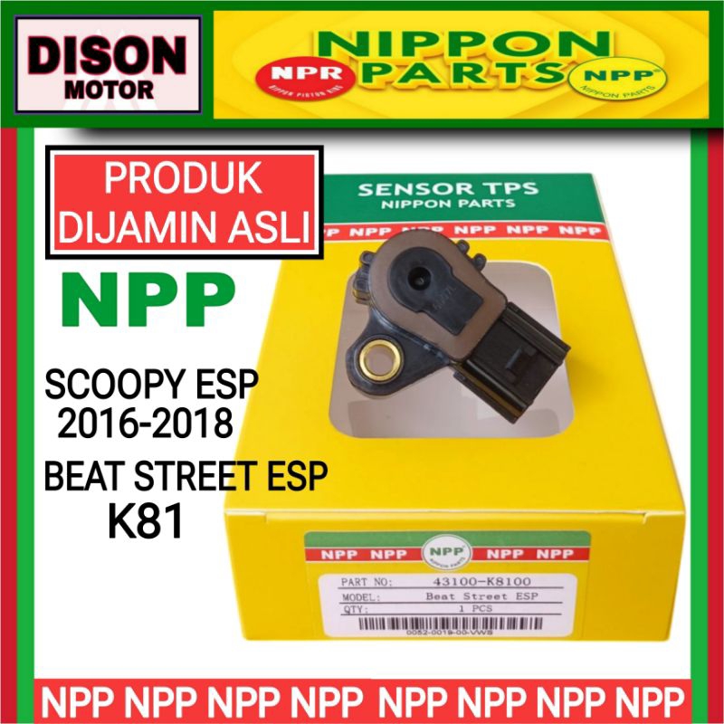 Sensor TPS npp Scoopy esp 2016-2018 Beat street esp K81 original sensor throttle npp