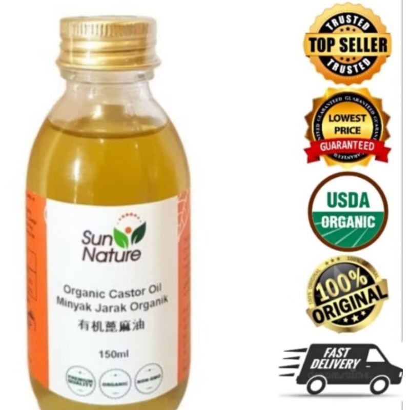 

Organic Castor Oil Castor Oil Organik Minyak Jarak Organik 150 ml (bisa untuk detox)