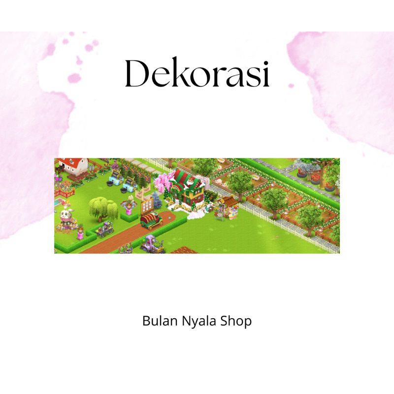 ❤️HayDay❤️ Dekorasi kebun sesuai request