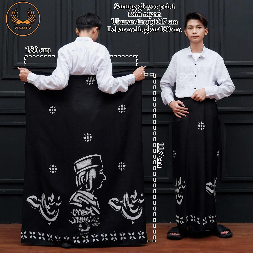 Sarung Batik / Sarung Anak Santri / Sarung Goyor Gloyor Motif Santri, Matematika, Wayang