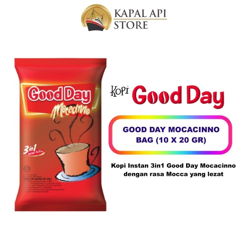 

Good Day Kopi Mochacino 1 pack isi 10
