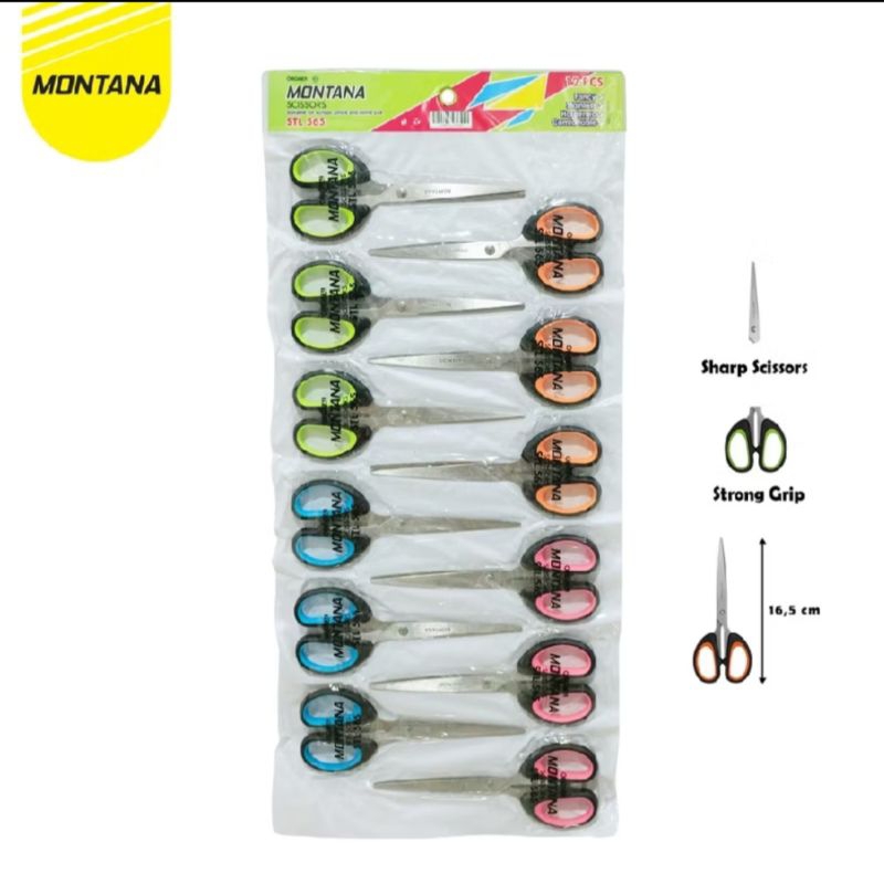 

1 Renteng Gunting Sedang 16 cm Montana