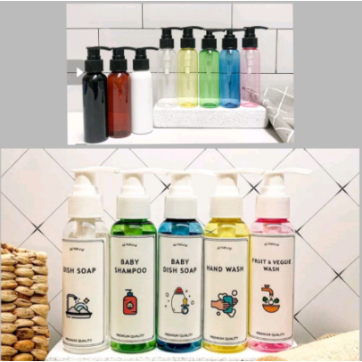 Botol 100ml Botol Pump 100ml Bathroom Bottle Aesthetic 100ml Pump