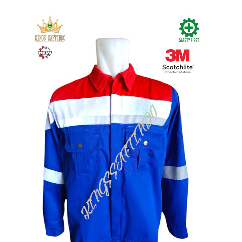 Baju Atasan kombinasi / baju Pertamina /wearpack
