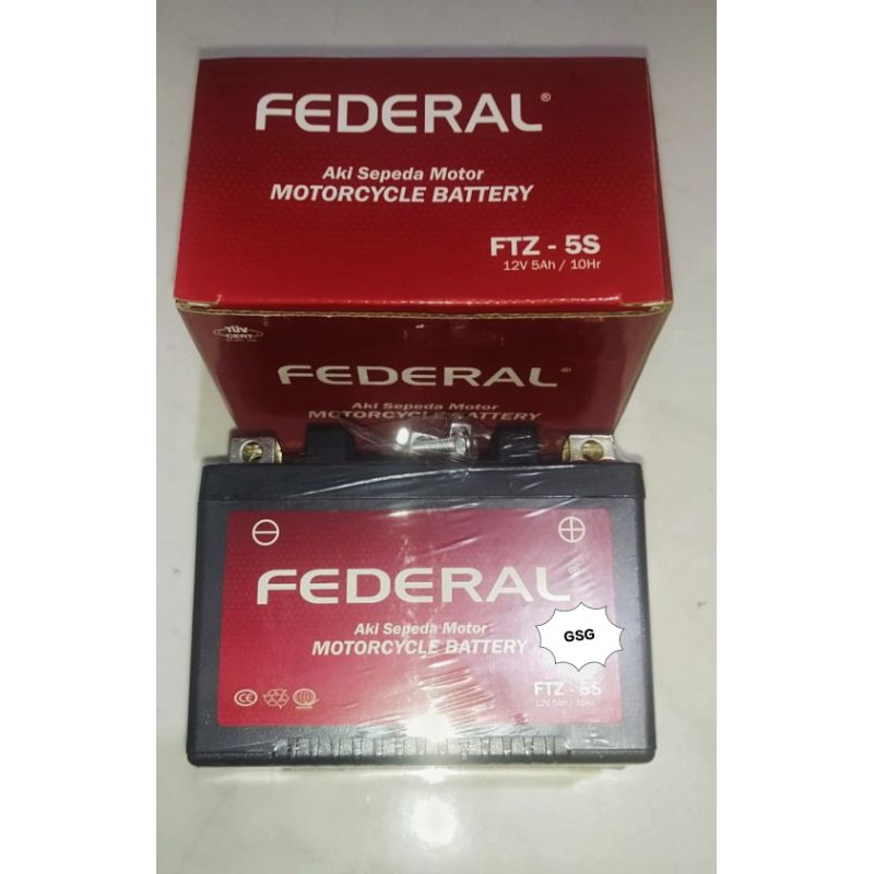 Aki Kering Federal FTZ-5S( 12Volt 5Ah