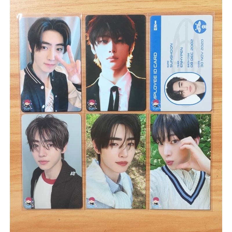 Sunghoon YZY R4 Dark Blood Enniv Photolamp Blue Noon Daydream PC ENHYPEN