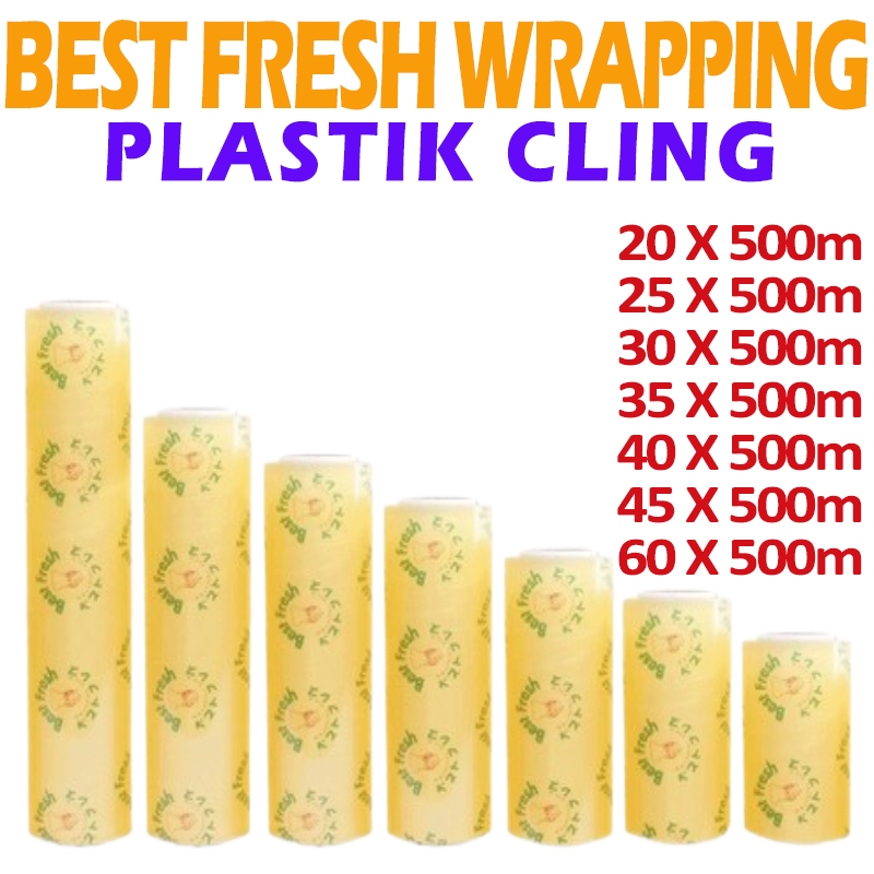 PLASTIK CLING | CLING WRAP | BEST FRESH WRAPPING FILM | Wrapping makanan / Wrapping Best Fresh