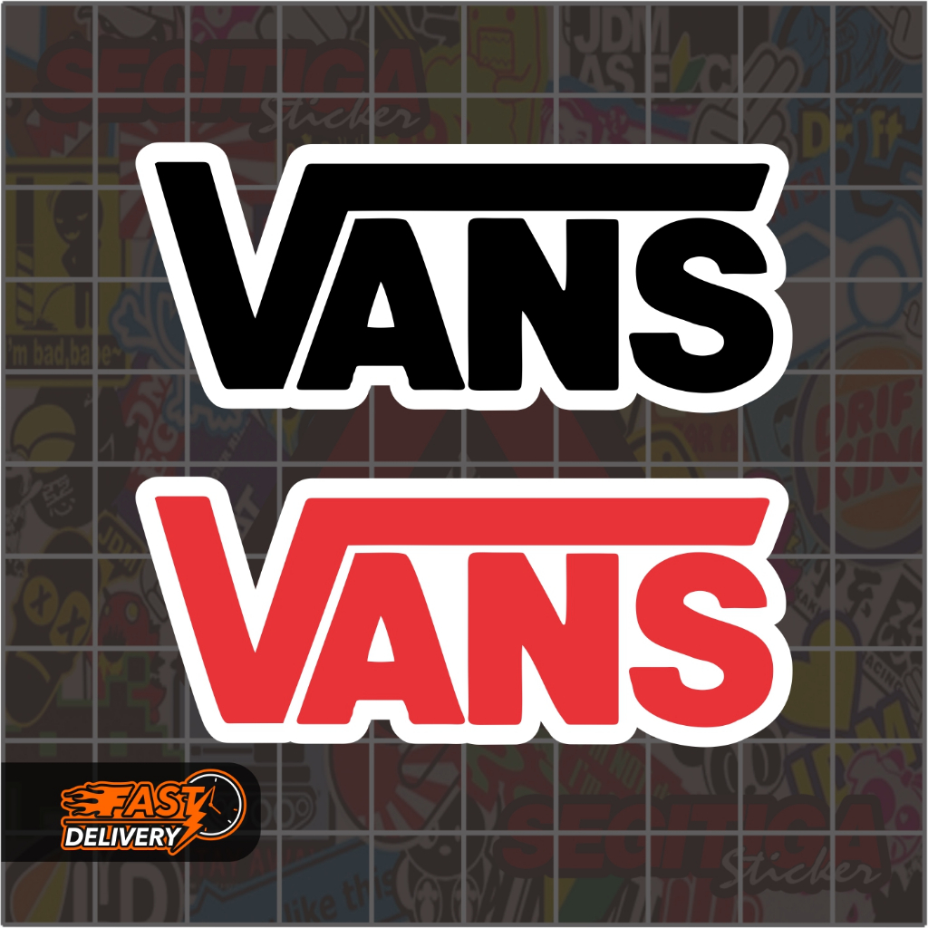 

Sticker BRAND VANS Ukuran 8.5x3.5 Cm