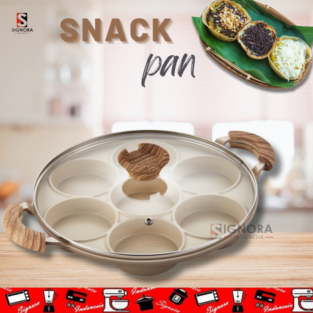 Signora Snack Pan 7 lubang  / Cetakan Kue Lumpur