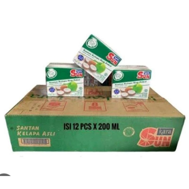 

1 dus santan sun kara 200 ml