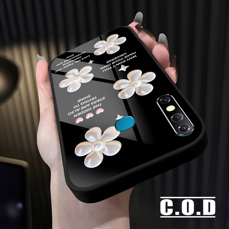 Qua Case Softcase Hp Infinix NOTE 8 Terbaru Case kaca kilau glosy -softcase infinix - case RG847