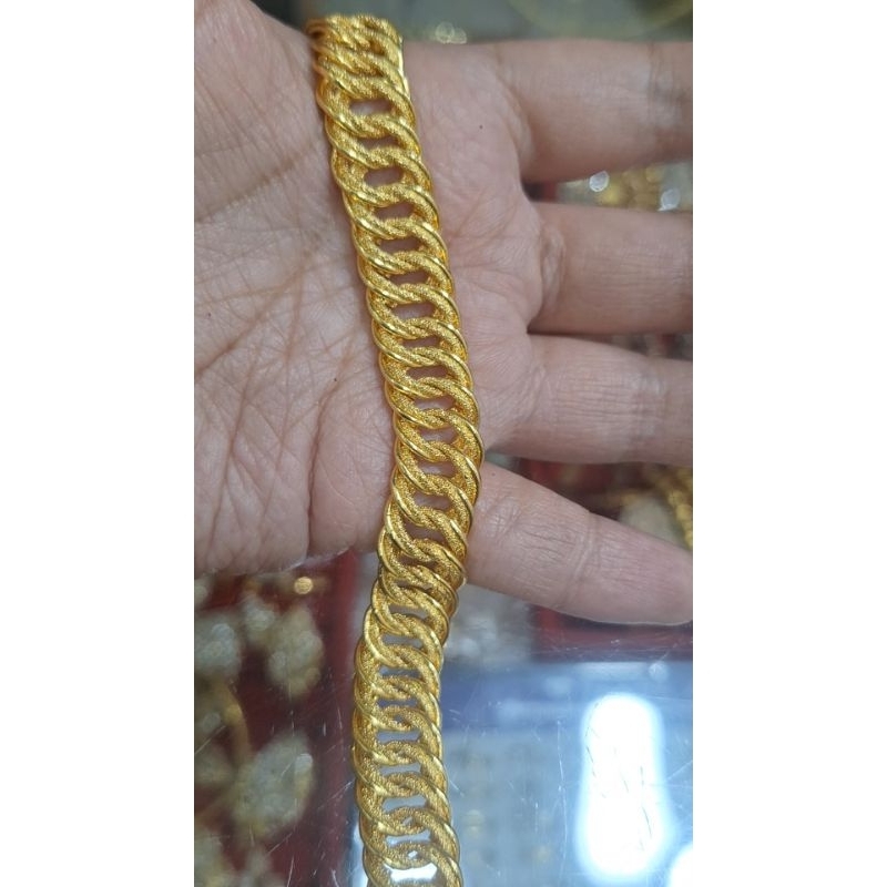 Gelang Bangkok Model Coco Tipis Mirip Emas